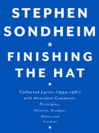 Finishing the Hat Hardcover by Stephen Sondheim
