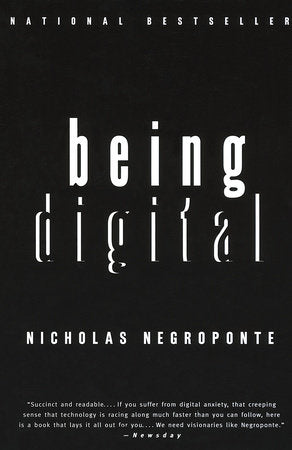 Being Digital Paperback by Nicholas Negroponte