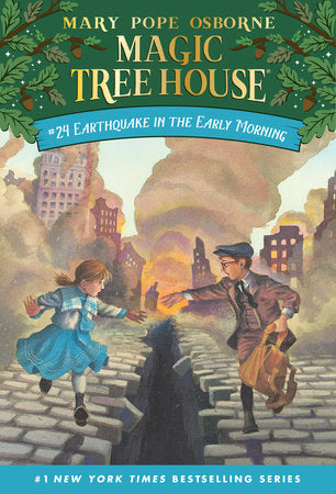 Earthquake in the Early Morning Paperback by Mary Pope Osborne; illustrated by Sal Murdocca