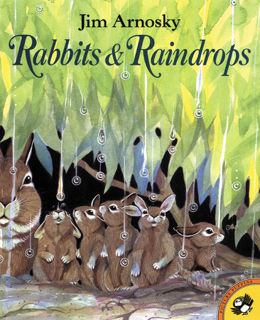 Rabbits and Raindrops Paperback by Jim Arnosky; Illustrated by Jim Arnosky