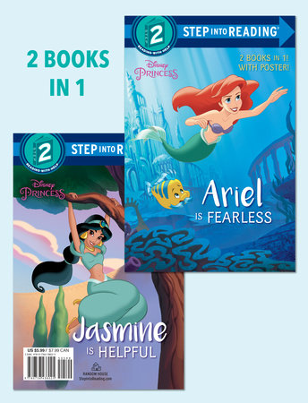 Ariel Is Fearless/Jasmine Is Helpful (Disney Princess) Paperback by Liz Marsham and Suzanne Francis; illustrated by The Disney Storybook Art Team and Jeffrey Thomas