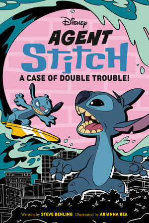Disney Agent Stitch: A Case of Double Trouble! Paperback by Steve Behling; illustrated by Arianna Rea
