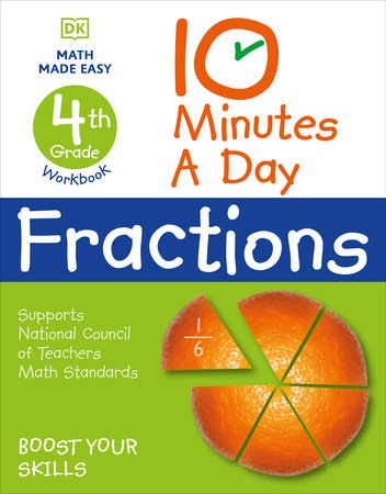 10 Minutes a Day Fractions, 4th Grade TR by DK