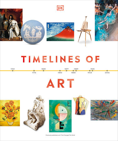 Timelines of Art Hardcover by DK