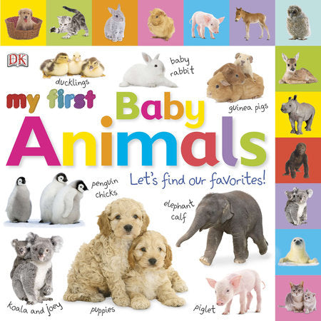 Tabbed Board Books: My First Baby Animals Board Book by DK