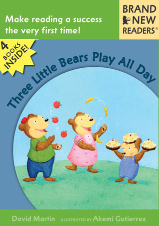 Three Little Bears Play All Day Paperback by David Martin; Illustrated by Akemi Gutierrez