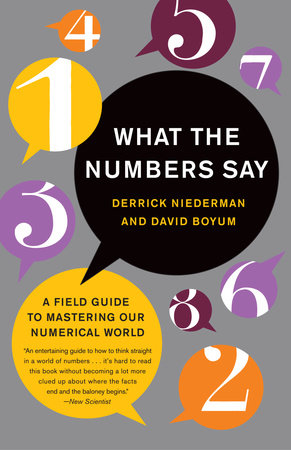 What the Numbers Say Paperback by Derrick Niederman and David Boyum