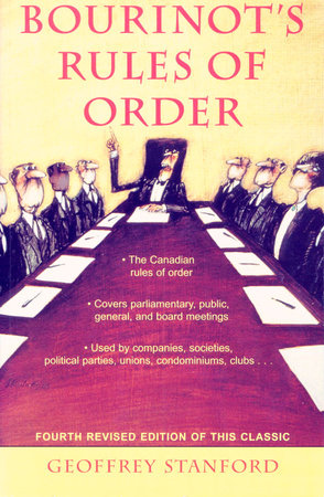 Bourinot's Rules of Order Paperback by Geoffrey Stanford