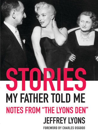 Stories My Father Told Me Hardcover by Jeffrey Lyons; Charles Osgood