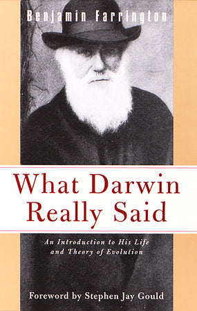 What Darwin Really Said Paperback by Benjamin Farrington