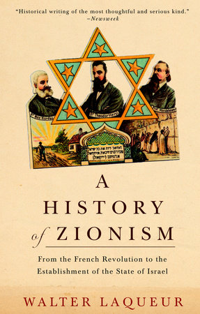 A History of Zionism Paperback by Walter Laqueur