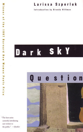Dark Sky Question Paperback by Larissa Szporluk