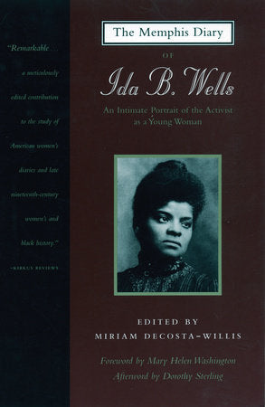 The Memphis Diary of Ida B. Wells Paperback by Miriam DeCosta-Willis