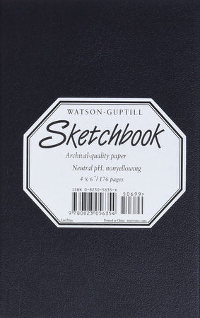 Small Sketchbook (Black) Hardcover by Watson-Guptill