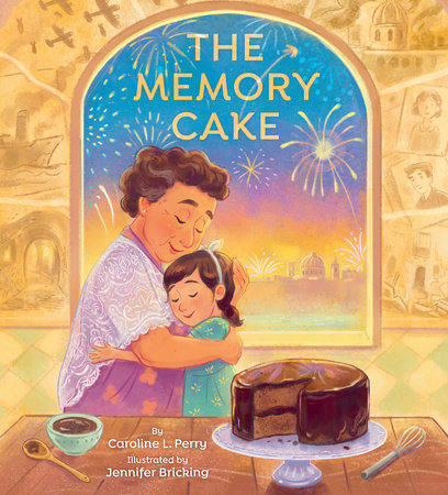 The Memory Cake Hardcover by Caroline L. Perry; illustrated by Jennifer Bricking