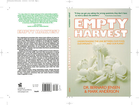 Empty Harvest Paperback by Dr. Bernard Jensen