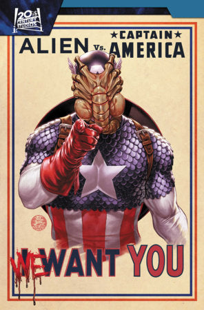 Alien vs. Captain America Paperback by Frank Tieri