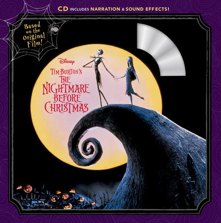 Tim Burton's: The Nightmare Before Christmas Book & CD Paperback by Disney Books