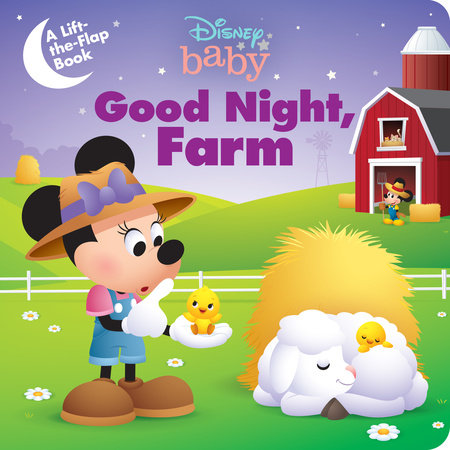 Disney Baby: Good Night, Farm Board Book by Disney Books