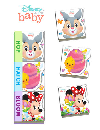 Disney Baby: Hop, Hatch, Bloom Board Book by Disney Books