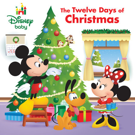 Disney Baby: The Twelve Days of Christmas Board Book by Elizabeth Rudnick