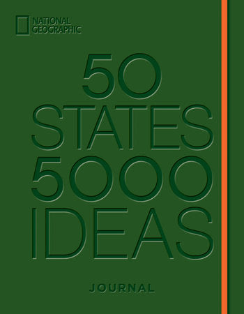 50 States, 5,000 Ideas Journal Merchandise by National Geographic