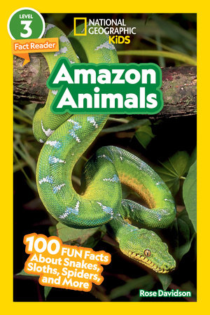 Amazon Animals (National Geographic Kids Readers, Level 3/Fact Reader) Paperback by Rose Davidson and National Geographic Kids