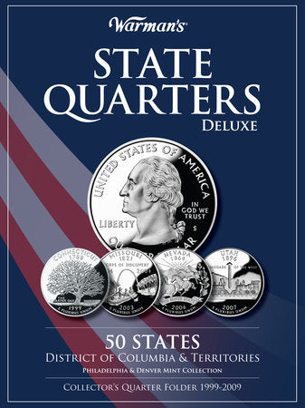 State Quarters 1999-2009 Deluxe Collector's Folder Hardcover by Warman's