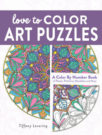 Love to Color Art Puzzles Paperback by Tiffany Lovering