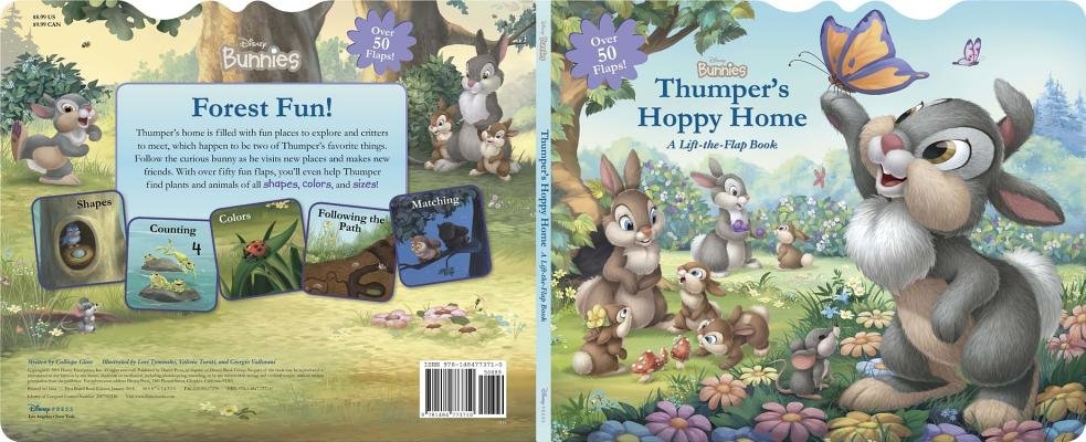 Disney Bunnies: Thumper's Hoppy Home Board Book by Disney Books