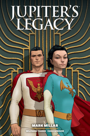 Jupiter's Legacy Library Edition Volume 1 Hardcover by Written by Mark Millar, illustrated by Frank Quitely, Tommy Lee Edwards, Chris Sprouse, and more