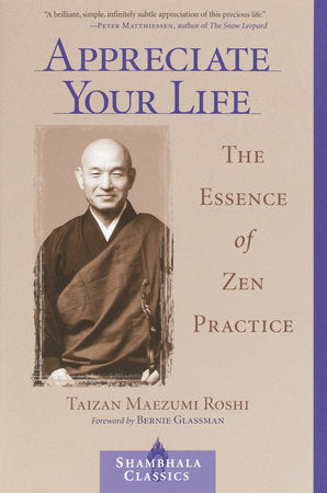 Appreciate Your Life Paperback by Taizan Maezumi Edited by Wendy Egyoku Nakao and Eve Myonen Marko
