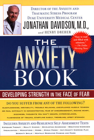 The Anxiety Book Paperback by Jonathan Davidson and Henry Dreher
