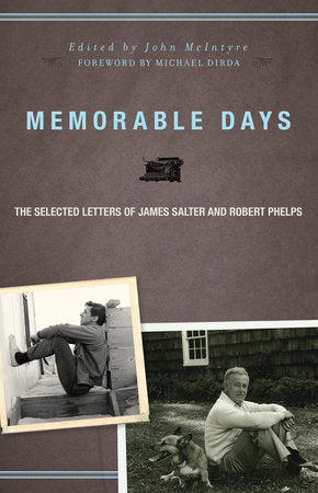 Memorable Days Paperback by James Salter