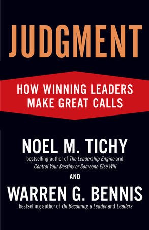 Judgment Paperback by Noel M. Tichy and Warren G. Bennis