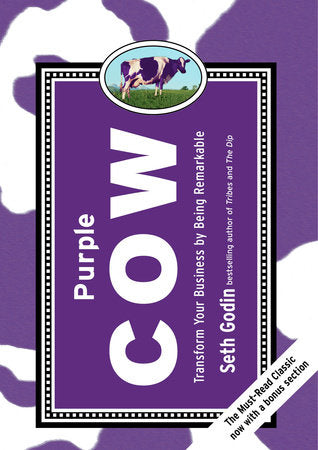 Purple Cow, New Edition Hardcover by Seth Godin