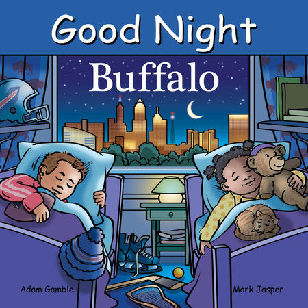 Good Night Buffalo Board Book by Adam Gamble, Mark Jasper