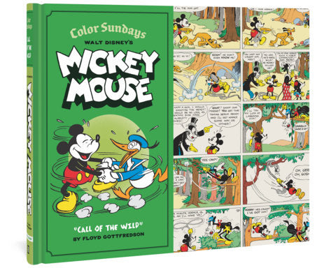 Walt Disney's Mickey Mouse Color Sundays Call Of The Wild Hardcover by Floyd Gottfredson