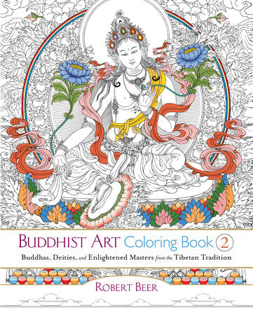 Buddhist Art Coloring Book 2 Paperback by Robert Beer
