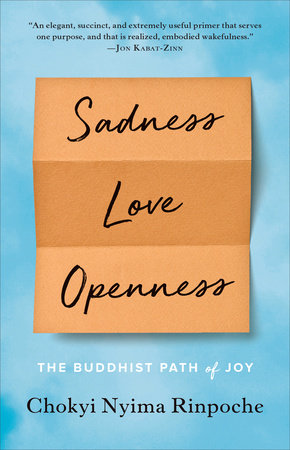 Sadness, Love, Openness Paperback by Chokyi Nyima Rinpoche