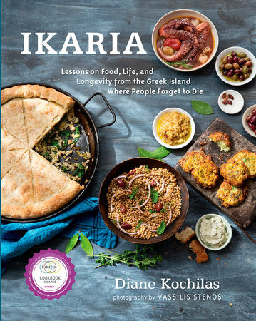 Ikaria Hardcover by Diane Kochilas, photography by Vassillis Stenos