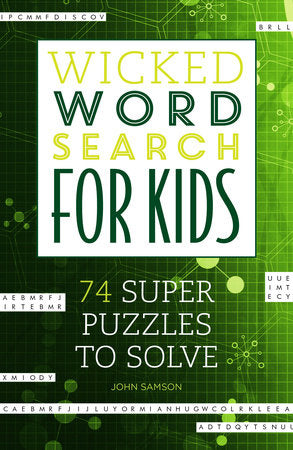Wicked Word Search for Kids Paperback by John Samson (Author)