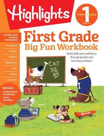 First Grade Big Fun Workbook Paperback by Highlights Learning