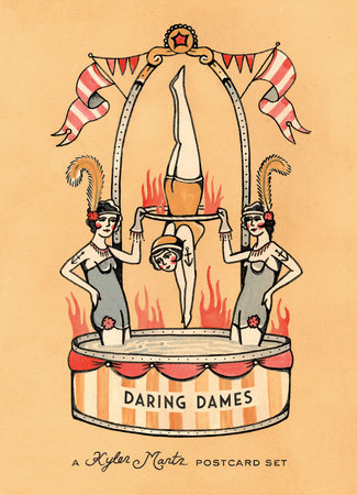 Daring Dames: A Kyler Martz Postcard Set Merchandise by Kyler Martz
