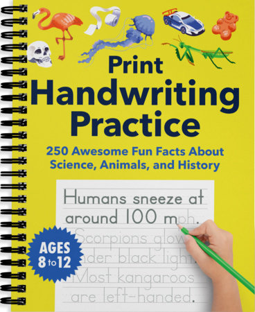 Print Handwriting Practice for Kids 8-12 Merchandise by Spruce Books