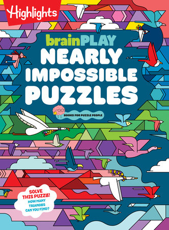 brainPLAY Nearly Impossible Puzzles Paperback by Highlights