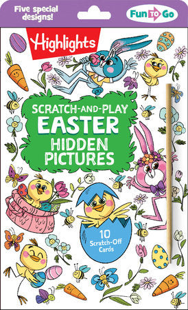 Scratch-and-Play Easter Hidden Pictures Paperback by Highlights