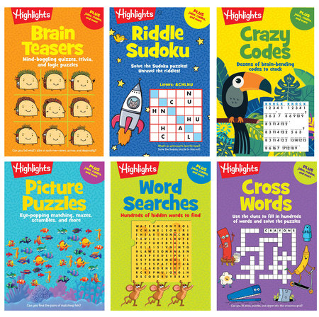 Puzzle Pads Bundle Boxed Set by Highlights