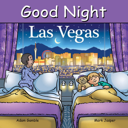 Good Night Las Vegas Board Book by Adam Gamble, Mark Jasper
