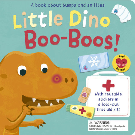 Little Dino Boo-Boos! Board Book by Sophie Aggett; illustrated by Jannie Ho